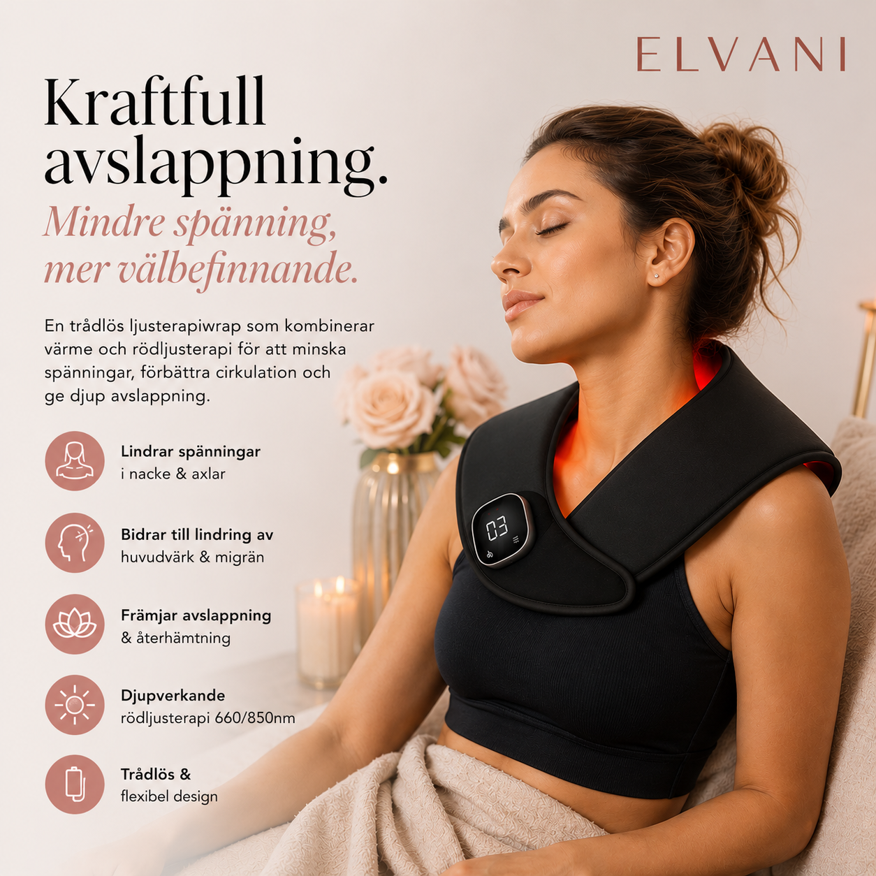 ELVANI Neck Therapy — Avancerad laserterapi för nacke & välbefinnande