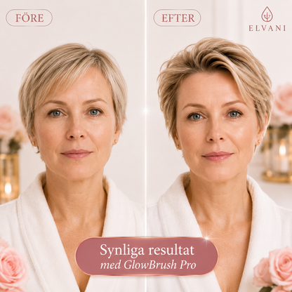 GlowBrush Pro — Intelligent stylingborste för kort hår
