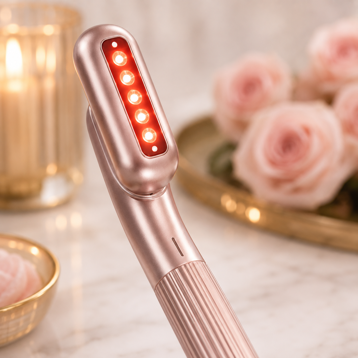GlowLift Pro — 4-in-1 ansiktswand med rödljus & värme