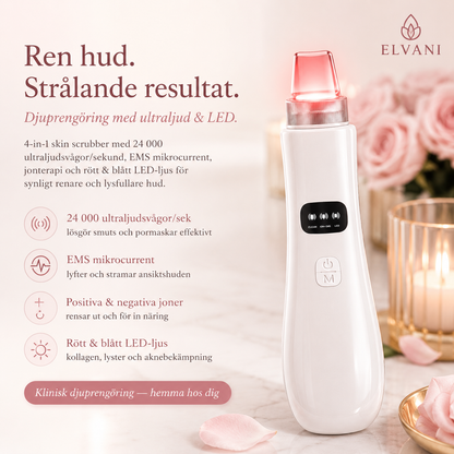 ClearGlow Pro — 4-in-1 Ultraljuds Skin Scrubber