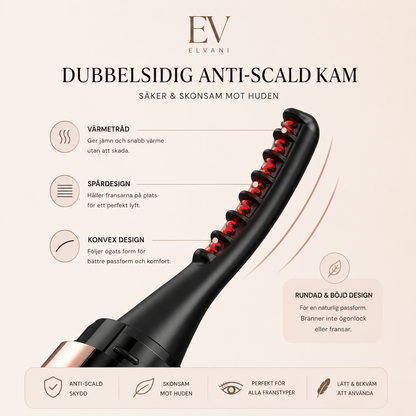 Elvani LashLift – Uppvärmd Fransböjare med USB