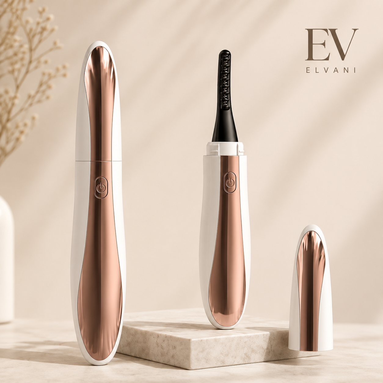 Elvani LashLift – Uppvärmd Fransböjare med USB